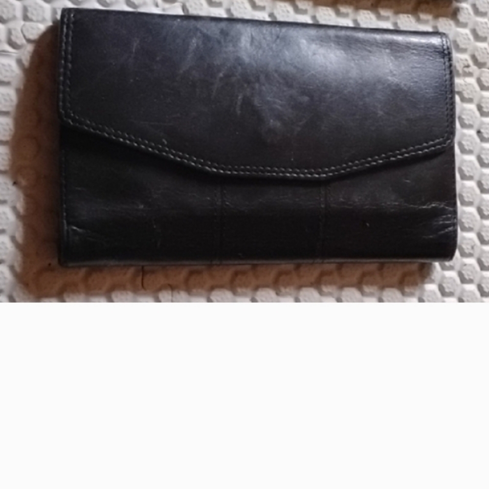 Fossil Black Clutch Wallet